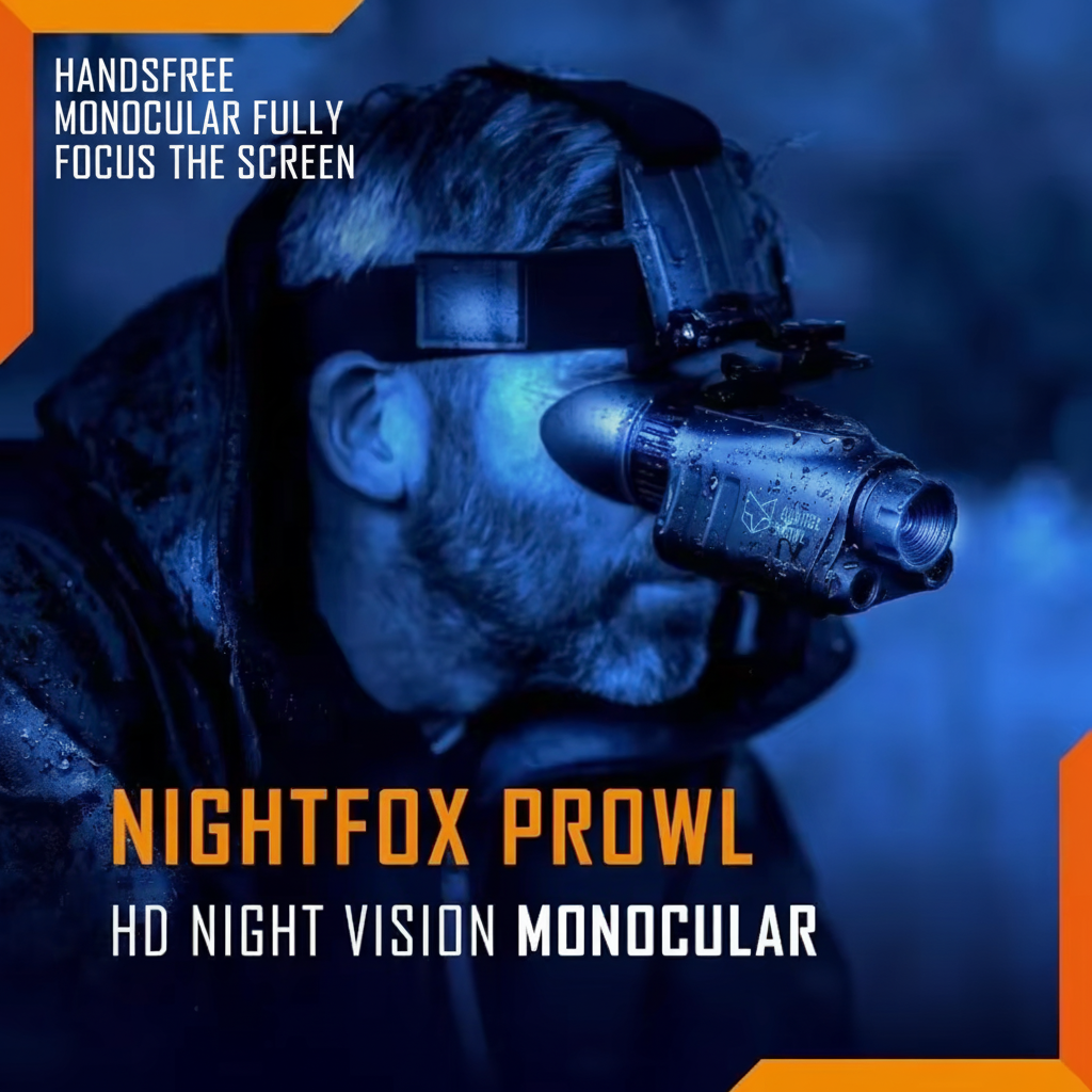 HD Night Vision Goggles - Head Mounted, 1X Magnification